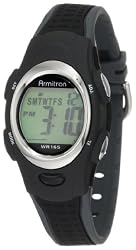 Armitron Women's 456967BLK Chronograph Black Digital Sport Watch