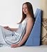 Alex Orthopedic - 5013-12-LB - Back Wedge Bed Reading Pillow - Light Blue - 12 in.