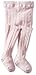 Jefferies Socks Baby Girls' Cable Tight 1 Pack, Pink, 6-18 Months