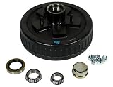 5-hole, 4.5 Bolt Circle Brake Drum for 3,500 lb. Axles