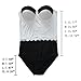 Lukitty Women's High Waist Halter One Piece Bikinis Bathing Suits Swimwear