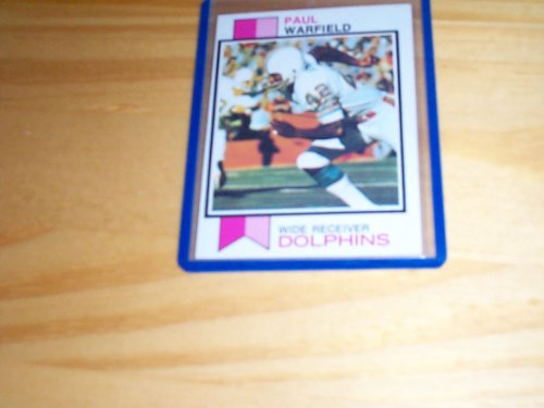 Paul Warfield 1973 Topps football card #511 Miami Dolphins