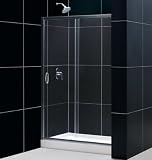 DreamLine INFINITY 44-48 x 72 Clear Glass Shower DoorBrushed Nickel