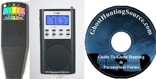 P-SB7 Paranormal Spirit Box FM Sweep Rate - KII- K2 EMF Meter Paranormal CD NEW