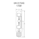 USHIO 175w UHI-S175AQ/65 AQUALITE halide bulb