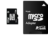 A-DATA 4 GB Class 6 microSDHC Flash Memory Card 4GUSDHC6