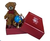 Review Teddy Delivery  / Send Our Traveling Teddy to Deliver Your Special Message Holding a Miniature Globe. FREE Gift Card / Message Service. Small Gift That Fits In A Pocket And Makes An Ideal Gift for a Backpacker, Gift for a Traveler or Leaving Present