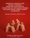 Important Artifacts and Personal Property from the Collection of Lenore Doolan and Harold Morris: Including Books, Street Fashion and Jewelry