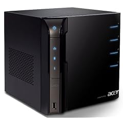 Acer Aspire easyStore H340  (Intel Atom N230 1.6GHz, 2GB RAM, 3TB HDD, Intel GMA 950, Windows Home Server)