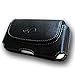 Premium Horizontal Leather Pouch Case with Belt Clip for Pantech Ease P2020 P-2020