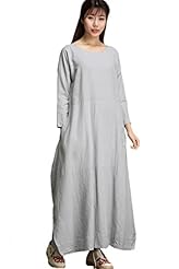 Spring Linen Maxi Dress 