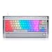 Luxeed U5 White LED Illuminated and Individually Programmable Keyboard with 430 LED Colors