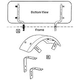 Shipshape Fender Brackets For 7W Fenders, 4-pack