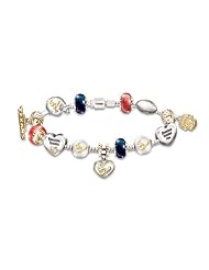 NFL Houston Texans Charm Bracelet: Go Texans #1 Fan by The Bradford Exchange
