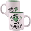 Irish Claddagh & Shamrock Mug
