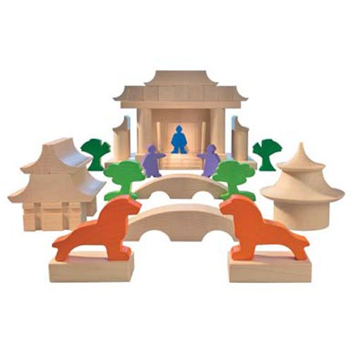 Childrens Toyshop  Toys : Japanese House Building Blocks