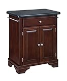 Black Granite Top on Cherry Cabinet by Home Styles - Medium Wood (9003-0074 ....