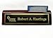 Custom Desk Plate with Card Holders (2 x 8 - with Card Holder)