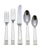 Thomas O'Brien Marielle Stainless Steel 5 Piece Flatware Place Setting