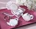 Love is Brewing Teapot Tape Measure Keychain
