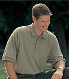 Golf Shirt with Mini-Check Pattern