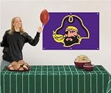 East Carolina Pirates Game/Tailgate Party Kits Banner & Tablecloth - NCAA Football Fan Shop Sports Team Merchandise