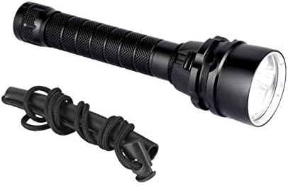 Professional Super Bright Flashlight 5 Cree LED Tactical Flashlights (rechargeable) max 5000 Lumens,Zoomable Focus, 100M Water Resistant