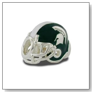 Michigan State Football Helmet Bead Charm