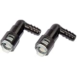 Dorman 800-086 Fuel Line Quick Connector for 3/8 In. Steel to 3/8 In. Nylon Tubing, Pack of 2