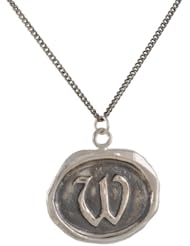 PYRRHA- "W" Initial Pendant
