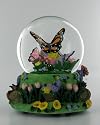 Butterfly Musical Snow Globe Water Ball Butterflies