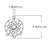 Dreamcatcher Charms, 28 pc Silver Tone Pendants 34mm x 28mm