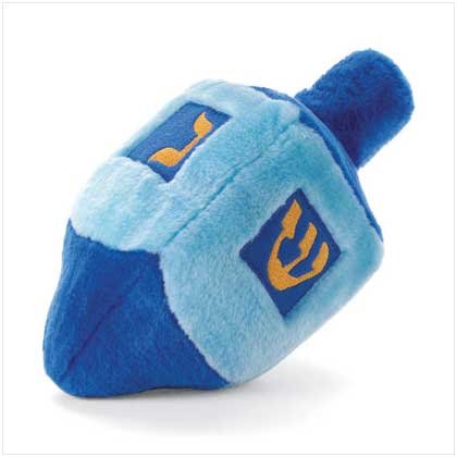 Plush Hanukkah Dreidel Decorations Party Menorah Gift
