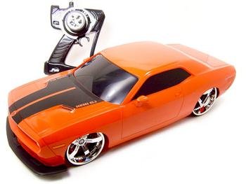 41EUgAsOHjL REMOTE CONTROL 2006 DODGE CHALLENGER CONCEPT CAR RC ORANGE 1:10