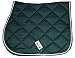 All Purpose Large Diamond Quilted Cotton English Saddle Pad Hunter Green