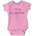 I Love My Big Brother Older Sibling Bro Romper Bodysuit
