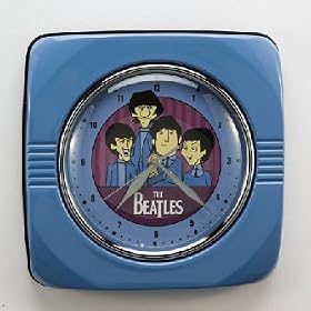 The Beatles Animated Vintage Metal Wall Clock