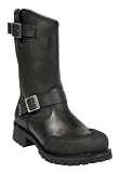 Milwaukee Motorcycle Clothing Company Drag Engineer Size 10C Black Leather Men's Boots
