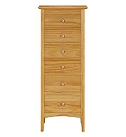 Hastings Natural 6-Drawer Tallboy