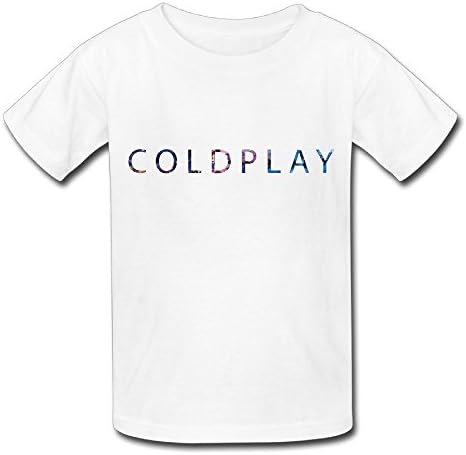 Coldplay A Head Full Of Dreams 2016 Tour Logo T Shirt For Big Boys' Girls' Kids White