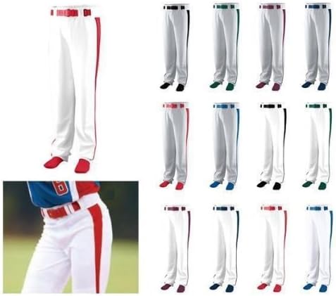 Deluxe "Extra-Wide" Pipping Baseball/Softball Pants Double Knit 14oz Relaxed Fit