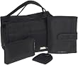 Beverly Hills Polo Club BHC6595B Kulturbeutel Set schwarz, 5 tlg.