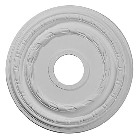 15 3 8OD x 3 5 8ID x 1P Dylan Ceiling Medallion by 