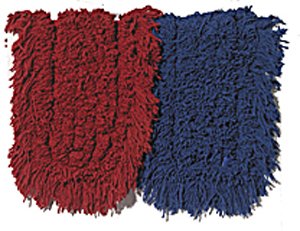 Pre-Laundered Premium Dust Mop - Dust Mop 5' x 18', Red, 12 Unit / Case