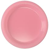 Pink 7 Plastic Plates
