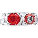 In Pro Car Wear CWT-727C3 Crystal Clear Tail Lamps 1992-1995 Honda Civic 2-Door &... by IPCW
