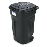 UPC 617940000337 product image for 35GAL BLK SQ Trash Can, Pack of 5 | upcitemdb.com