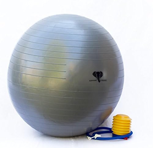 Elephant Strong - Fitness, Stability and Exercise Ball with 1 YEAR WARRANTY (75cm)
