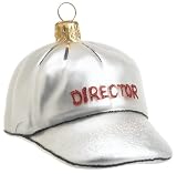 Ornaments To Remember Director's Hat Hand-Blown Glass Ornament