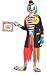 Adult Scary Evil Clown Costume - Adult Std.